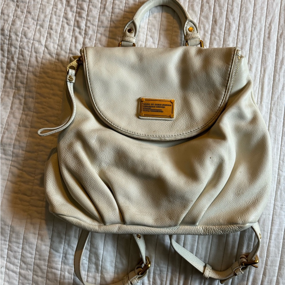 Marc Jacobs Cream Backpack